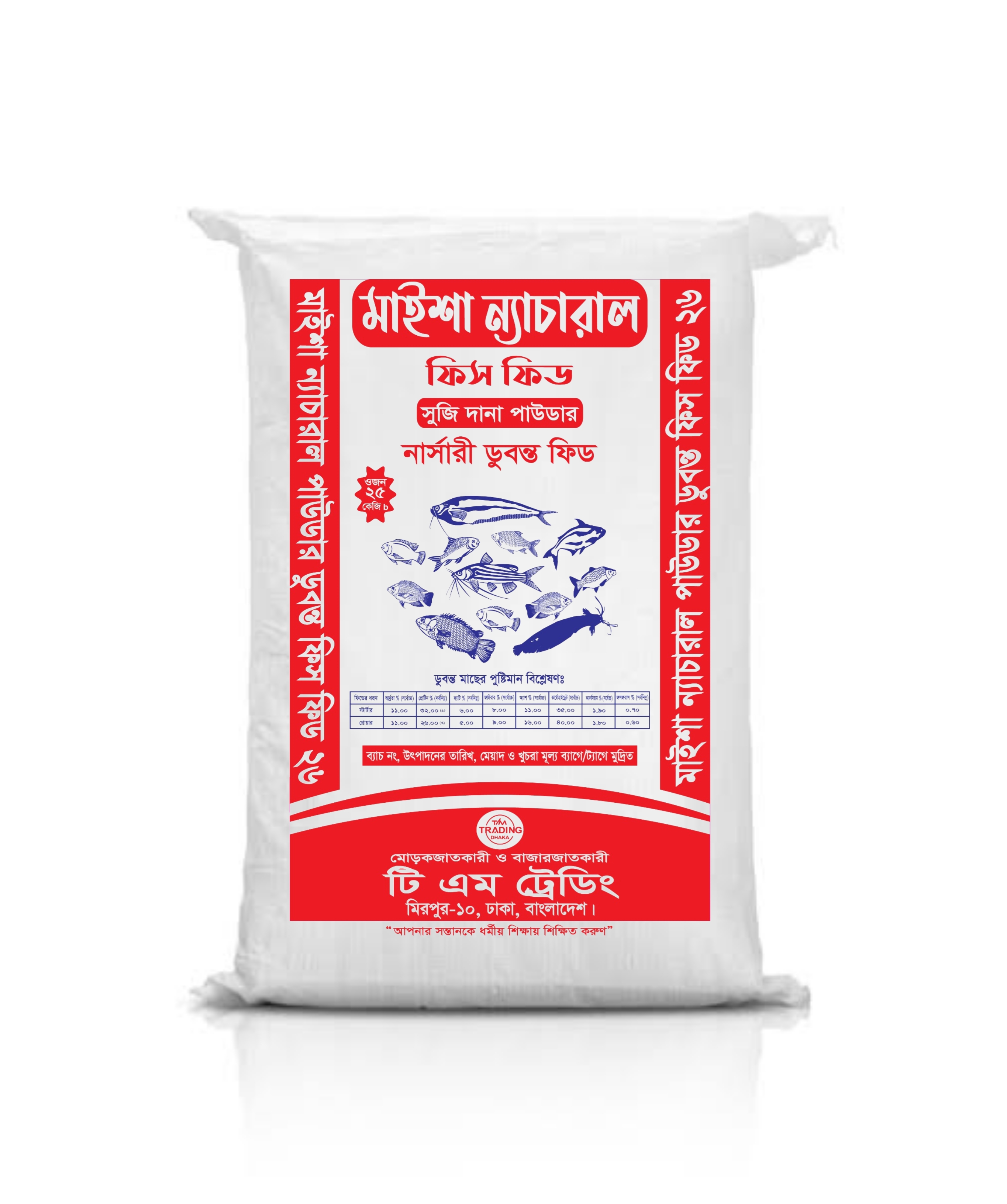 Maisha Natural Sinking Mash Feed 25kg Bosta