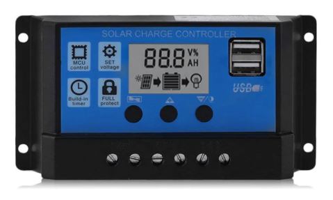 Charge Controller 10A Digital USB