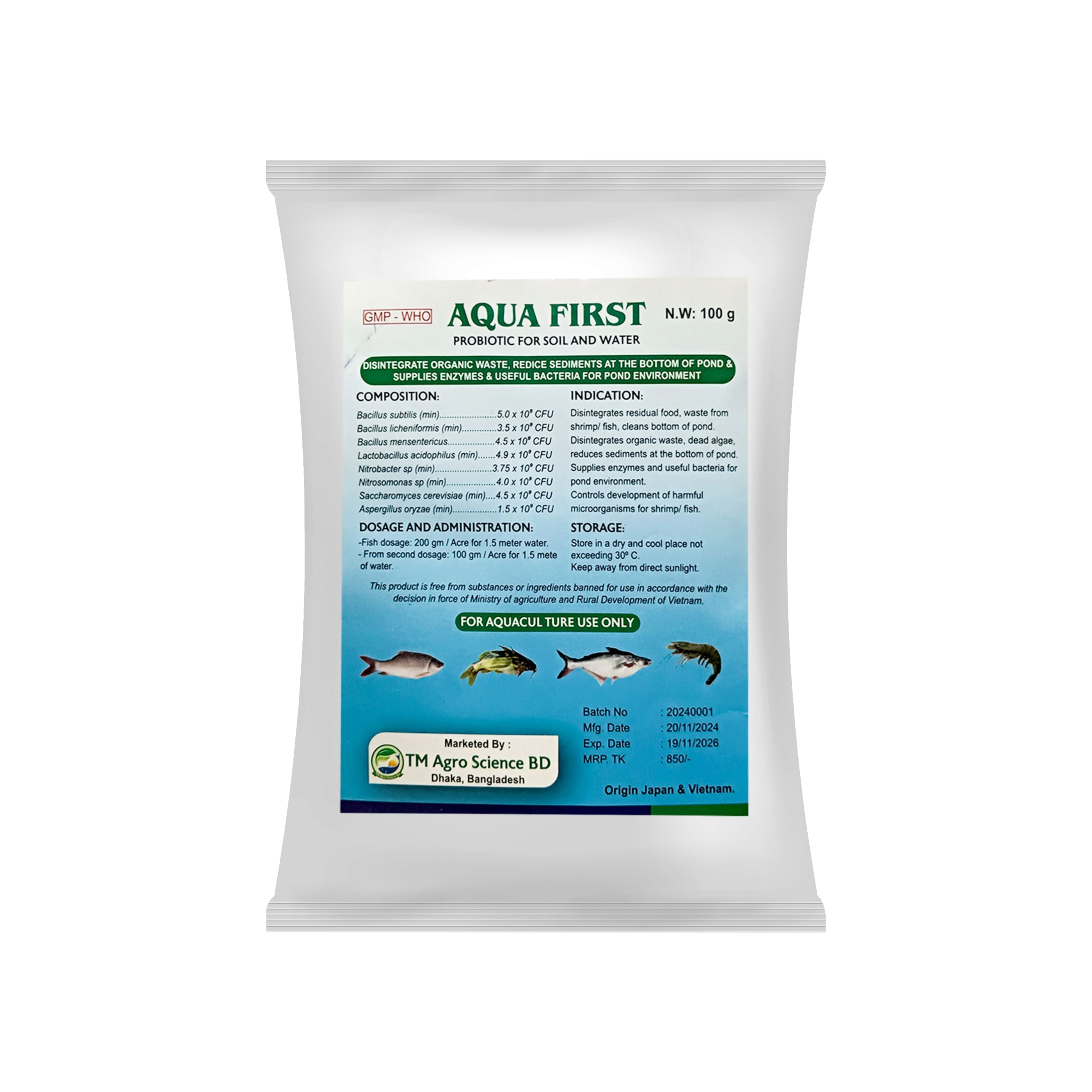 Aqua First 250 Gm